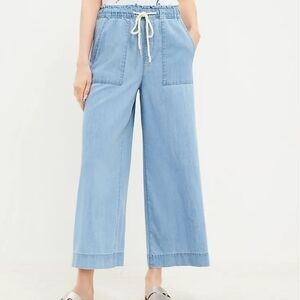 LOFT Light Blue Wide Leg Jeans